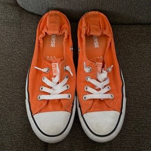 Converse orange shoreline shoes